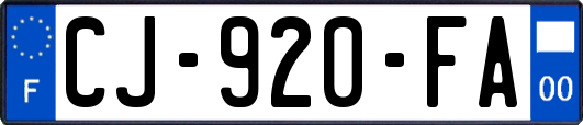 CJ-920-FA