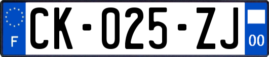 CK-025-ZJ