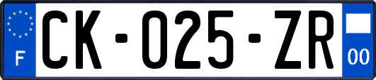 CK-025-ZR