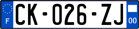 CK-026-ZJ