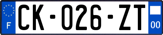 CK-026-ZT