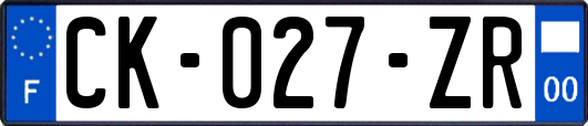 CK-027-ZR