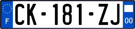 CK-181-ZJ