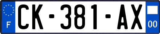 CK-381-AX