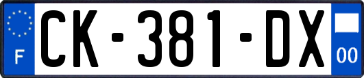 CK-381-DX