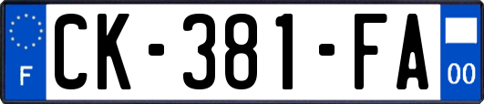 CK-381-FA