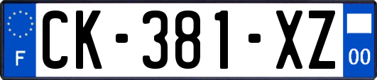 CK-381-XZ