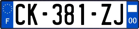 CK-381-ZJ