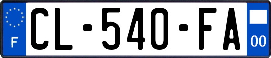 CL-540-FA