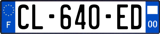 CL-640-ED