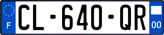 CL-640-QR