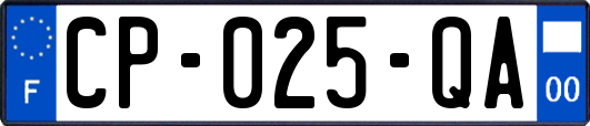 CP-025-QA