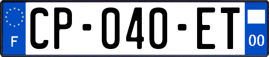 CP-040-ET