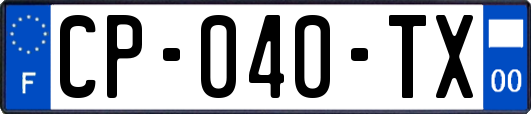 CP-040-TX