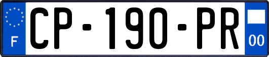 CP-190-PR