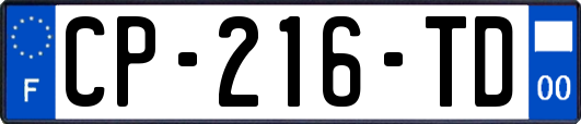 CP-216-TD