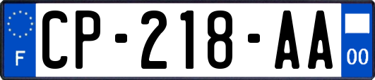 CP-218-AA