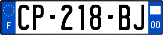 CP-218-BJ