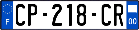 CP-218-CR