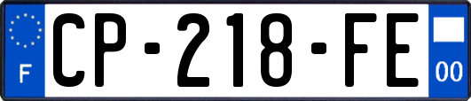 CP-218-FE