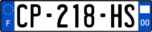 CP-218-HS