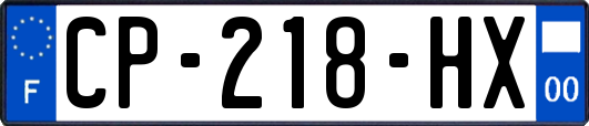 CP-218-HX