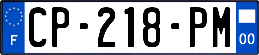 CP-218-PM