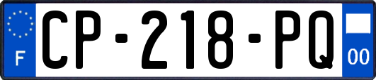 CP-218-PQ