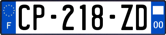 CP-218-ZD