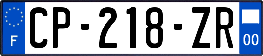 CP-218-ZR