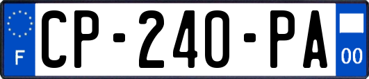 CP-240-PA