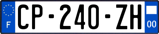 CP-240-ZH