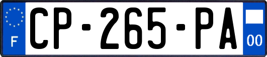 CP-265-PA