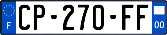 CP-270-FF