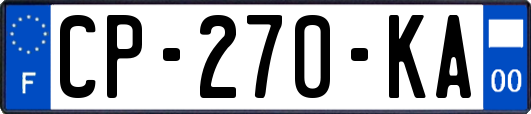 CP-270-KA