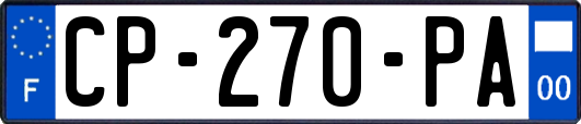 CP-270-PA