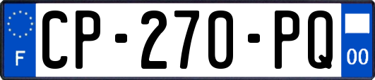 CP-270-PQ