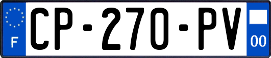 CP-270-PV