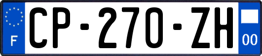 CP-270-ZH