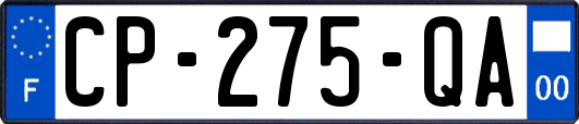 CP-275-QA