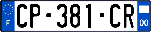 CP-381-CR