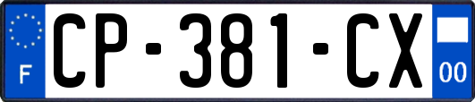 CP-381-CX