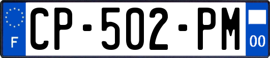 CP-502-PM