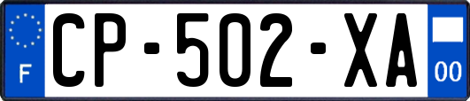 CP-502-XA