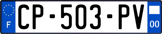 CP-503-PV