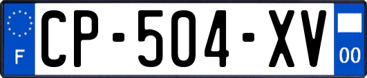 CP-504-XV