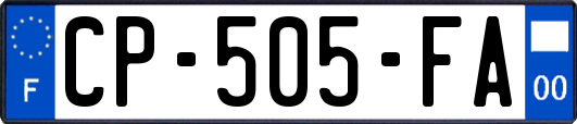 CP-505-FA