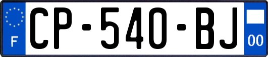 CP-540-BJ