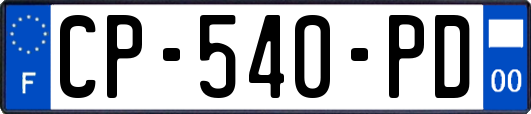 CP-540-PD