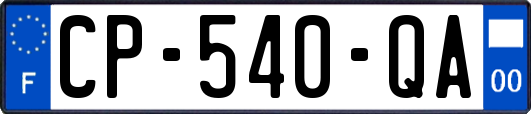 CP-540-QA